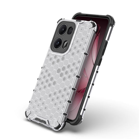 OPPO Reno13 Pro 5G (CPH2697) - Honeycomb Transparent Shockproof Protection Case - Polar Tech Australia
