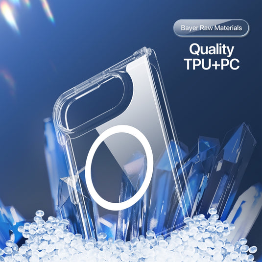 Apple iPhone Duo - Crystal Clear Magnetic Folding Phone Case