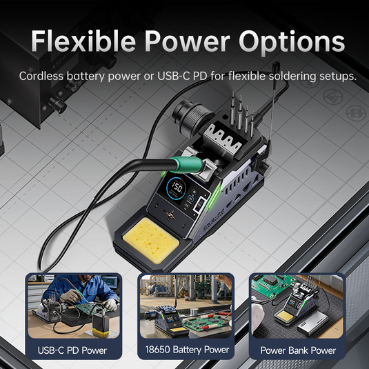 [DWS-P2] FNIRSI All-in-One F210 / F245 Smart Digital Display Constant-Temperature Soldering Station