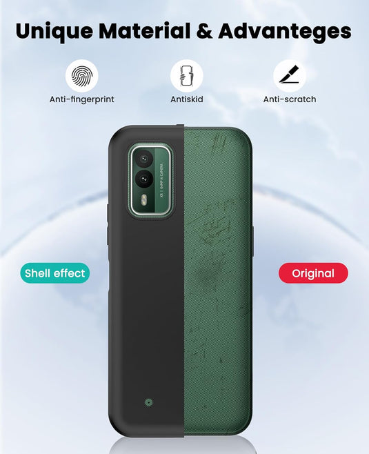 Nokia XR21 - Shield Thin Soft With Shock-Absorption Corners Shockproof Silicone TPU Matte Case - Polar Tech Australia
