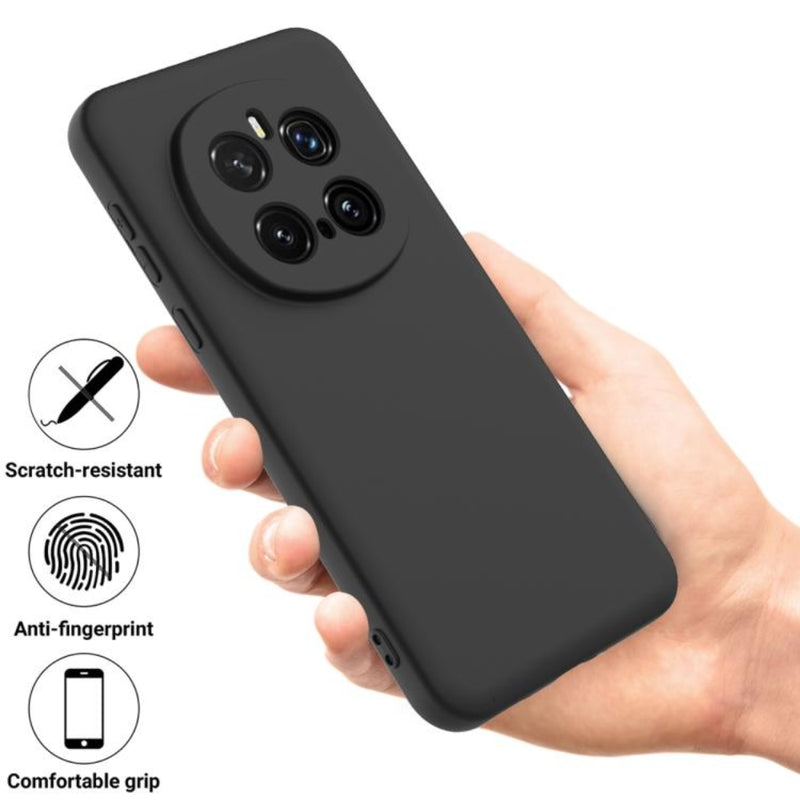 Cargue la imagen en el visor de la galería, Honor Magic7 (PTP-AN00) - Solid Color Liquid Silicone Dropproof Full Coverage Phone Case
