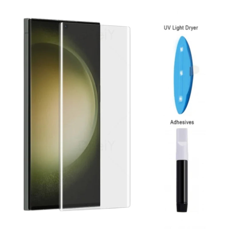 Load image into Gallery viewer, Samsung Galaxy S10 4G (SM-G973) - Full Covered Curved Full Glue/Side Glue/UV Glue 9H Tempered Glass Screen Protective Protector
