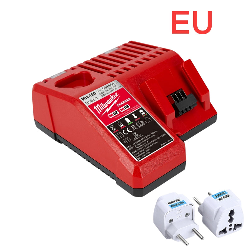 Cargue la imagen en el visor de la galería, [M12-18C][12/14.4V/18V-3.0A] Genuine Original Milwaukee Fast Charger Electrical Tool Li-ion Battery - Replacement Charger - Polar Tech Australia
