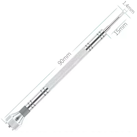 Watch Repair Tool - Precision Mini Screwdriver Set for Watches, Glasses, Phones, and Small Devices, Stainless Steel, Flathead Screwdrivers for Disassembly - Polar Tech Australia