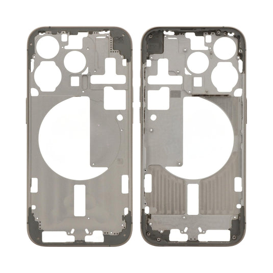 [No Built-in Parts] Apple iPhone 15 Pro - Middle Housing Frame (US Without SIM Tray Version)