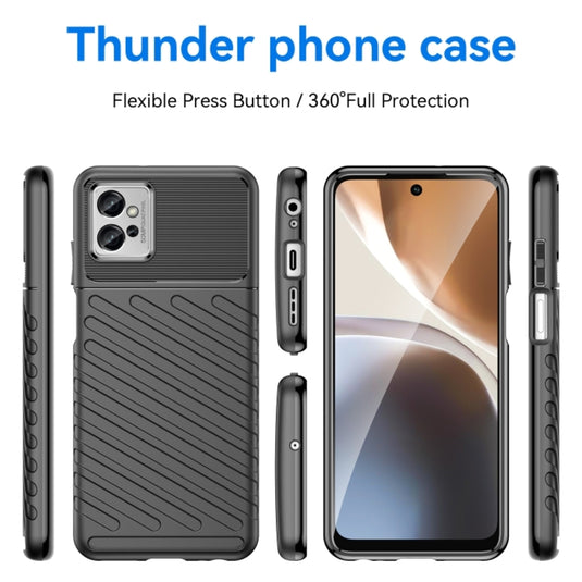 Motorola Moto G32 - Thunder Series Twill Texture Thickened Anti-fall Protection TPU Case