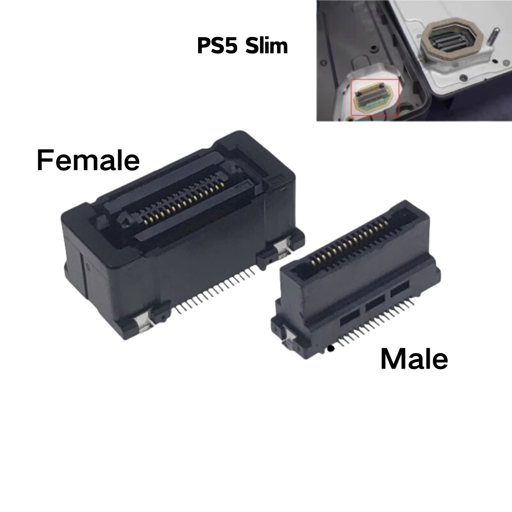 Sony PS5 Slim Console Optical Drive Interface Male/Female Slot Port ...