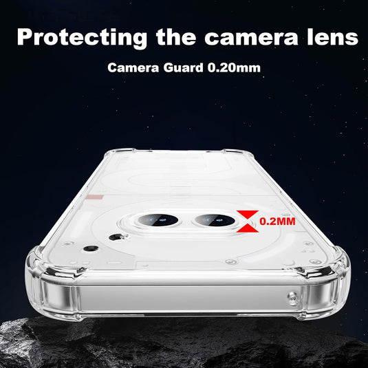 Nothing Phone 2a Plus - AirPillow Cushion Transparent Soft Clear TPU Four Corners Protective Case - Polar Tech Australia