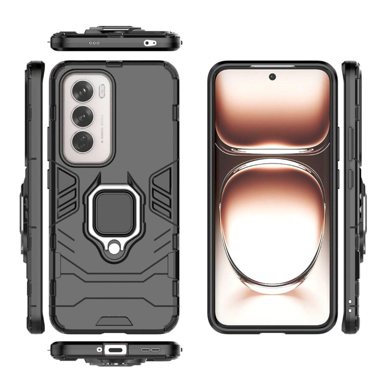 Cargue la imagen en el visor de la galería, OPPO Reno12 Pro 5G (CPH2629) - Heavy Duty Armor Case With Ring Holder Stand - Polar Tech Australia
