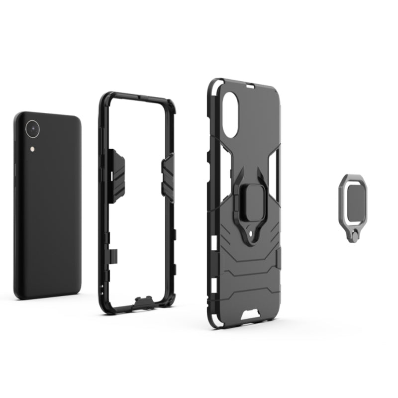 Chargez l&#39;image dans la visionneuse de la galerie, Samsung Galaxy A03 Core (SM-A032) - Heavy Duty Armor Case With Ring Holder Stand

