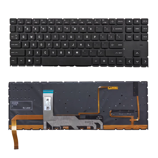 HP OMEN 16-u0009 / 16-u0017TX TPN-C171 Series - Laptop Keyboard With Back Light US Layout - Polar Tech Australia