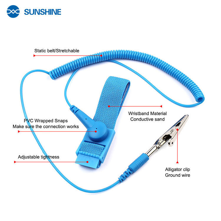 Load image into Gallery viewer, Sunshine Anti-static bracelet/corded/cordless - Polar Tech Australia
