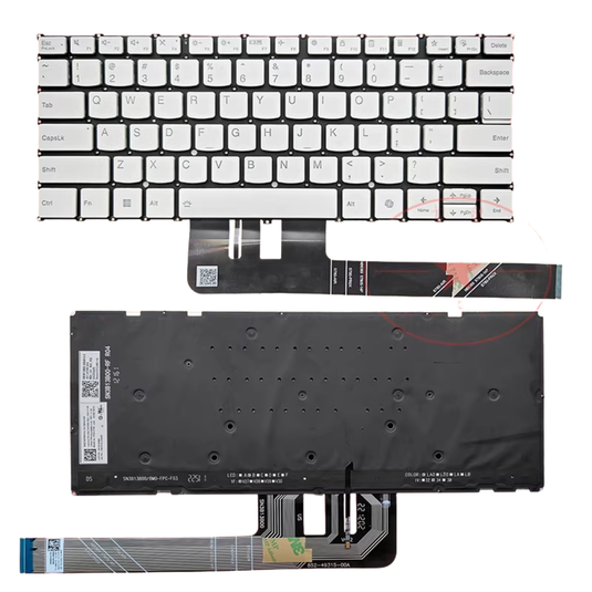 Lenovo Yoga Pro 7 14IMH9 / Yoga Pro 7 14ASP9 / Yoga Pro 7 14AHP9 Series - Laptop Keyboard With Backlit US English Layout - Polar Tech Australia