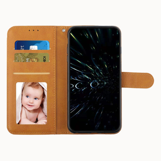 Google Pixel 6 Pro - Stitching Calf Texture Buckle Leather Phone Case