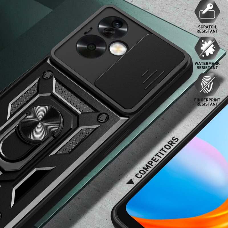 Load image into Gallery viewer, OPPO A5 Pro 4G/5G - Shockproof Armour Heavy Duty Phone Case with Ring Holder &amp; Camera Protection - Polar Tech Australia
