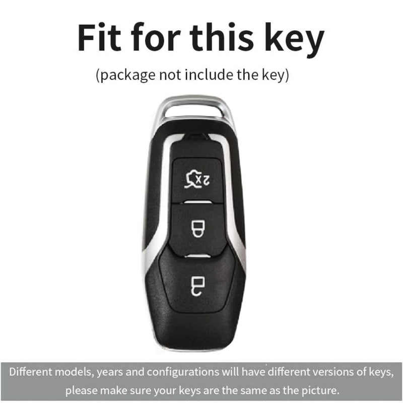 Chargez l&#39;image dans la visionneuse de la galerie, Ford Handcrafted Genuine Leather Car Key Fob Protective Case Cover For Edge, Mondeo, Ka, Fiesta, Focus, Galaxy, Mustang, Kuga
