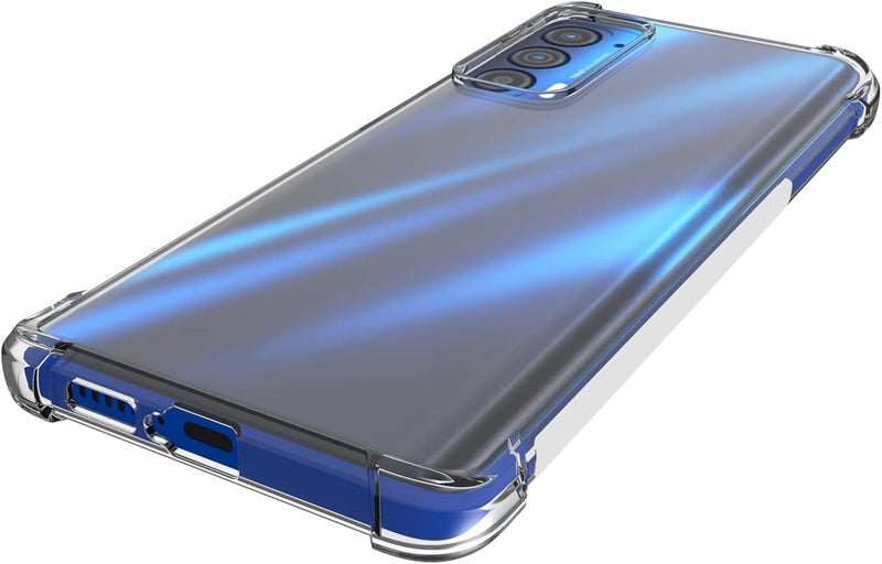 Cargue la imagen en el visor de la galería, Motorola Moto Edge 2021 - AirPillow Cushion Transparent Soft Clear TPU Four Corners Protective Case - Polar Tech Australia
