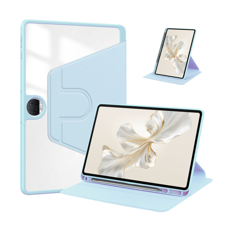 Load image into Gallery viewer, [With Pen Slot] OPPO Pad Neo (OPD2302, OPD2303) - Acrylic Transparent Rotating Stand Protective Case - Polar Tech Australia
