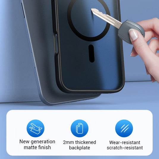 [Magsafe Compatible] Apple iPhone 16e Minimalist Matte Skin-feel Full-body Protective Case - Polar Tech Australia