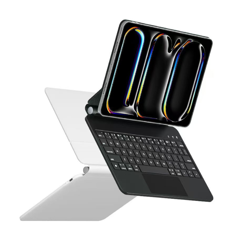 Chargez l&#39;image dans la visionneuse de la galerie, [With Touchpad][Magic Keybord] Apple iPad Pro 13-inch 7th Gen (2024) Smart Multi-Touch Trackpad Magnetic Wireless Keyboard Case With RGB Backlit - Polar Tech Australia
