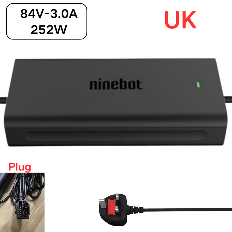 Cargue la imagen en el visor de la galería, [252W/84V-3.0A] Segway Ninebot E100 E90 E125 N90C Series - Electric Motorcycle Replacement Charger - Polar Tech Australia
