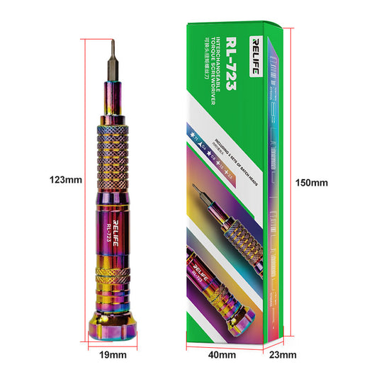 [RL-723] RELIFE Interchangeable Torque Screwdriver(built-in 5 bits) - Polar Tech Australia