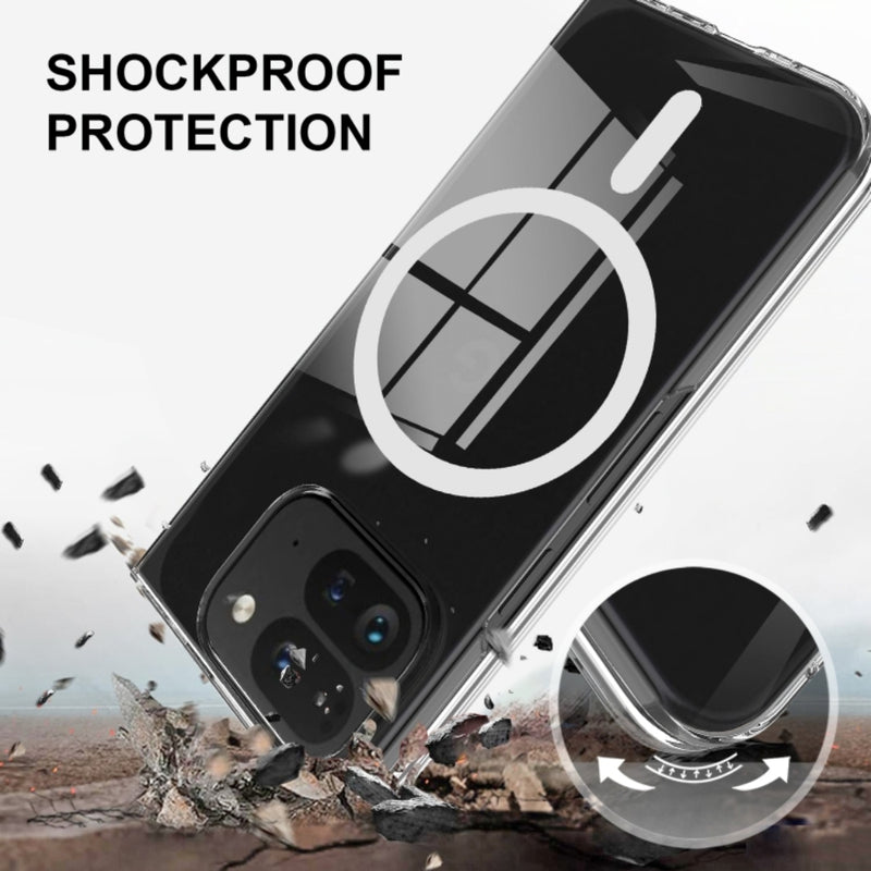 Cargue la imagen en el visor de la galería, Google Pixel 9 Pro Fold - Scratchproof PC Transparent MagSafe Phone Case - Polar Tech Australia
