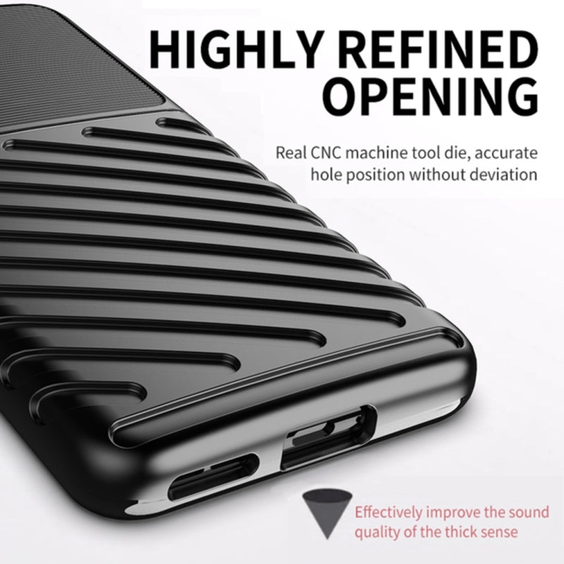Chargez l&#39;image dans la visionneuse de la galerie, OnePlus Nord CE - Thunder Series Twill Texture Thickened Anti-fall Protection TPU Case
