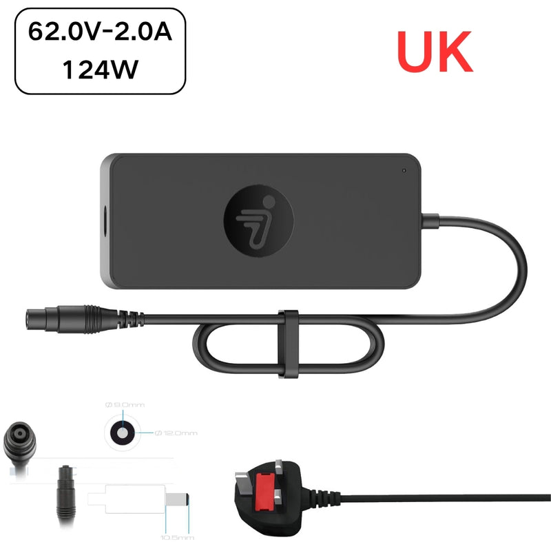 Cargue la imagen en el visor de la galería, [124W/62.0V-2.0A] Segway Ninebot Segway GT1  GT2 Series - eKickScooter Standard Charger
