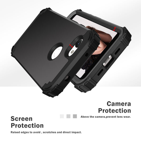 Google Pixel 3A - Silicone Hybrid PC Shockproof Phone Case