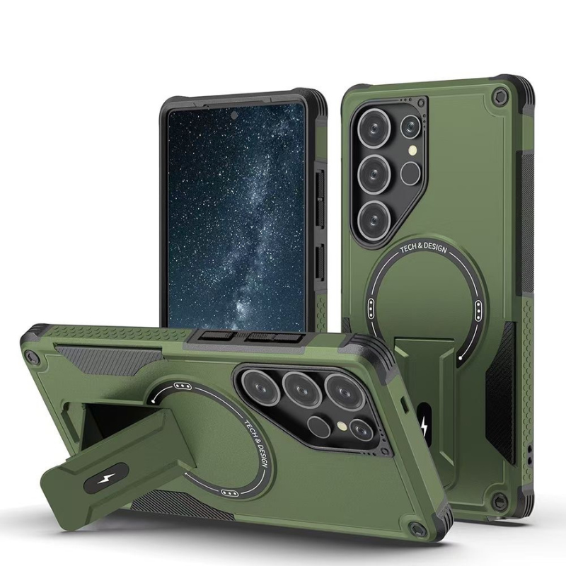 Load image into Gallery viewer, [Magsafe Compatible][Built-in Stand] Samsung Galaxy S26/Plus/Ultra - Military-Grade Shockproof Case - Polar Tech Australia

