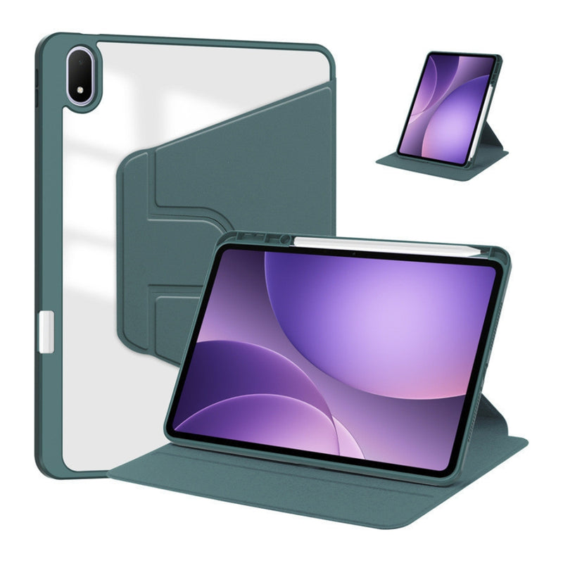 Cargue la imagen en el visor de la galería, [With Pen Slot] OPPO Pad 5 - Acrylic Transparent Rotating Stand Protective Case - Polar Tech Australia
