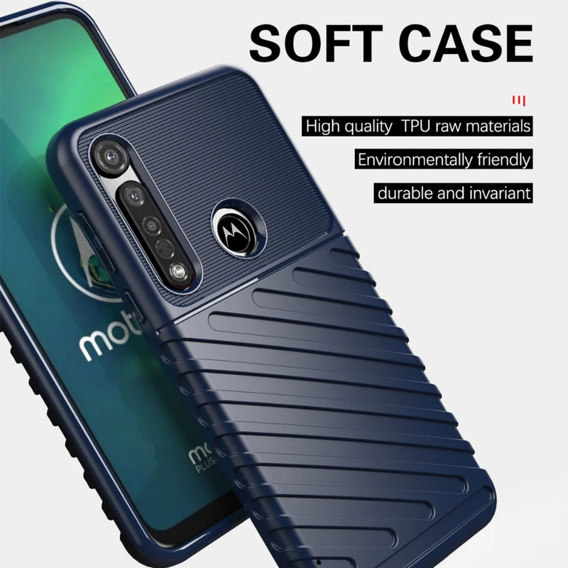 Load image into Gallery viewer, Motorola Moto G Pure (2021) - Thunder Series Twill Texture Thickened Anti-fall Protection TPU Case - Polar Tech Australia
