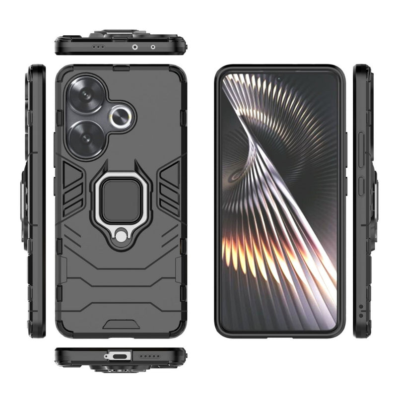 Cargue la imagen en el visor de la galería, Xiaomi Poco F6 - Heavy Duty Armor Case With Ring Holder Stand - Polar Tech Australia

