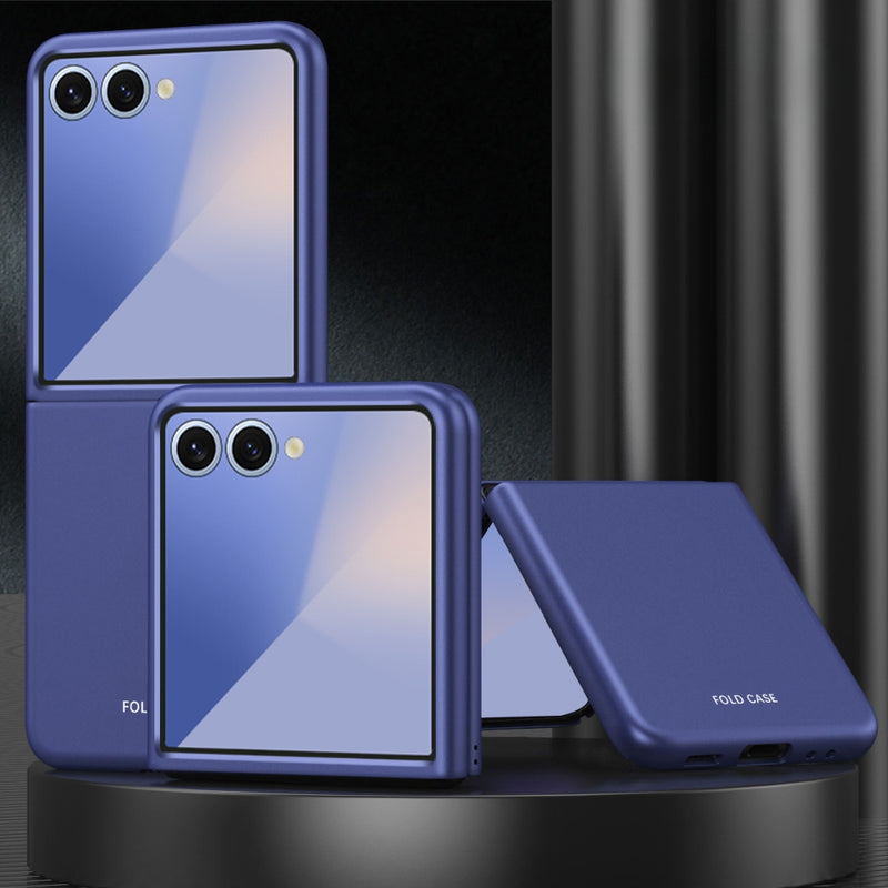 Load image into Gallery viewer, Samsung Galaxy Z Flip7 5G - Skin Feel Electroplating PC Shockproof Phone Case
