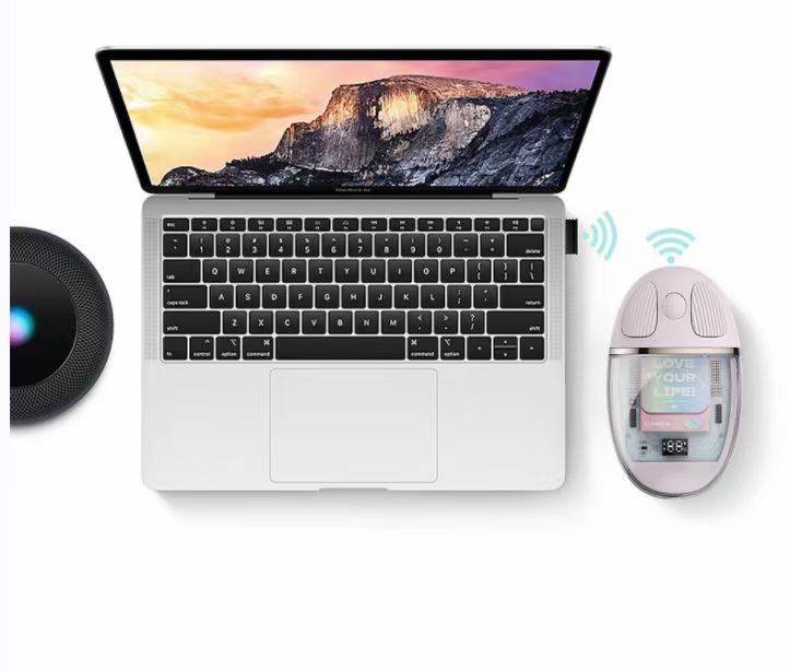 Load image into Gallery viewer, Benwis Bluetooth Wireless Crystal Mouse Bluetooth mobile devices and PC - Polar Tech Australia
