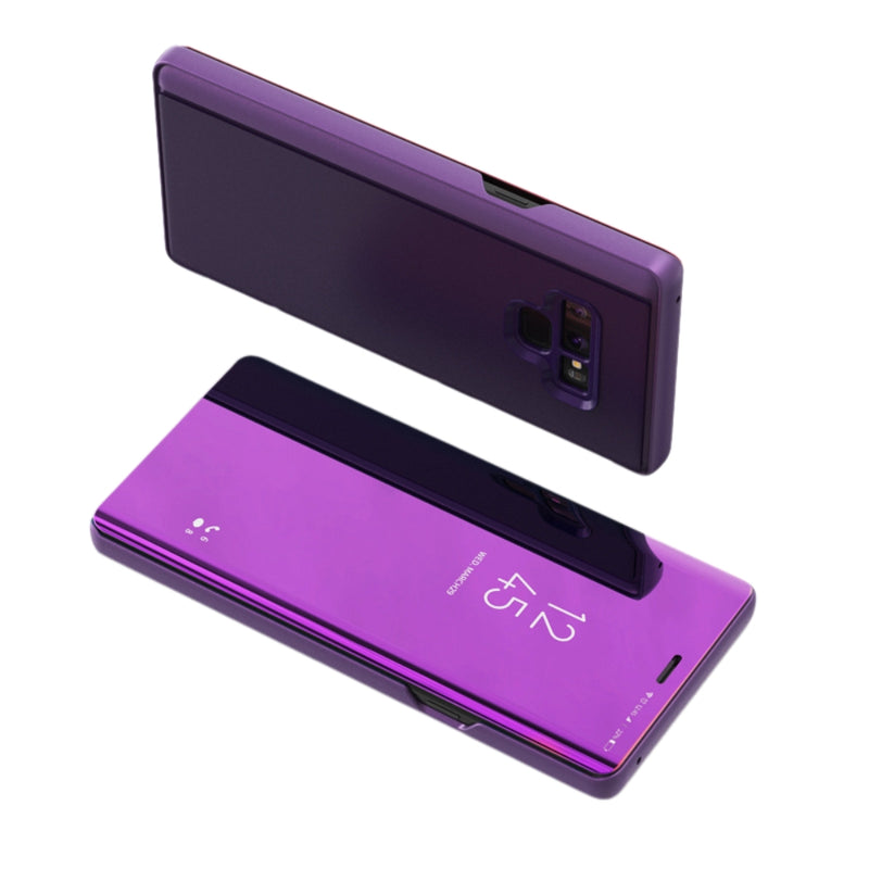 Load image into Gallery viewer, Samsung Galaxy Note 9 (SM-N960) - Mirror Clear View Horizontal Flip PU Leather Case
