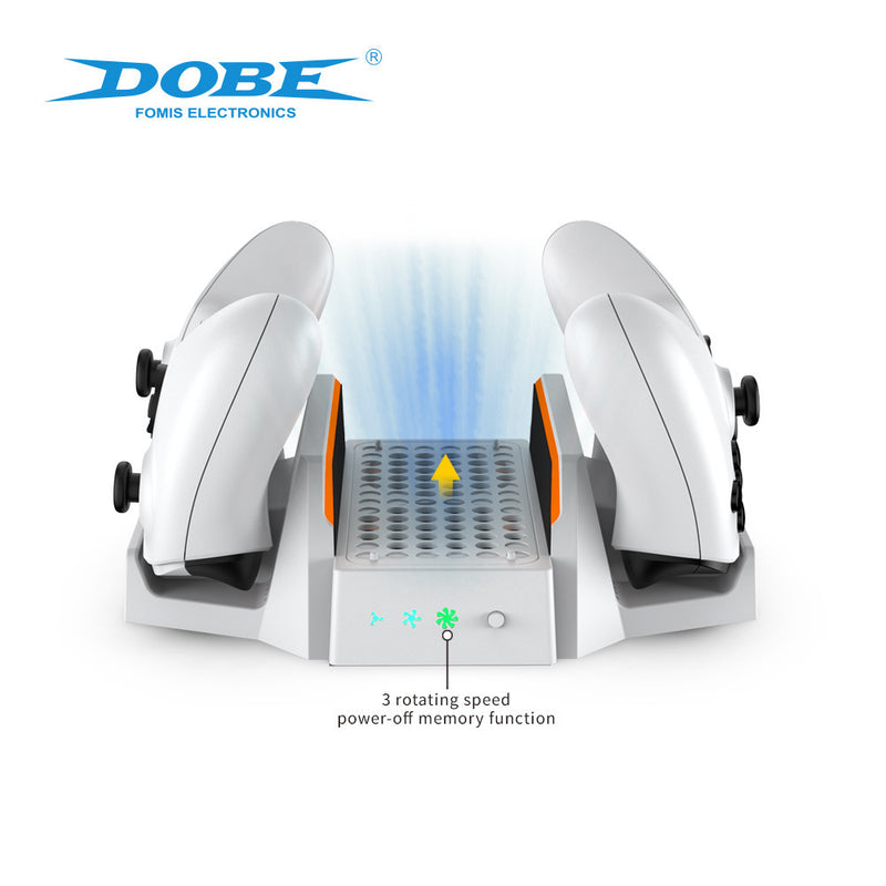 Load image into Gallery viewer, Xbox Series S - Cooling Fan Charging  Vertical Stand Dual Controller Charging Base
