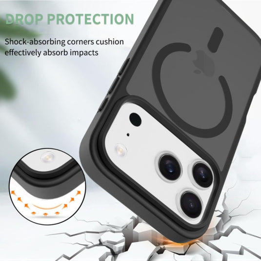 Apple iPhone 18 Pro - Frosted Magnetic Phone Case with MagSafe Compatibility