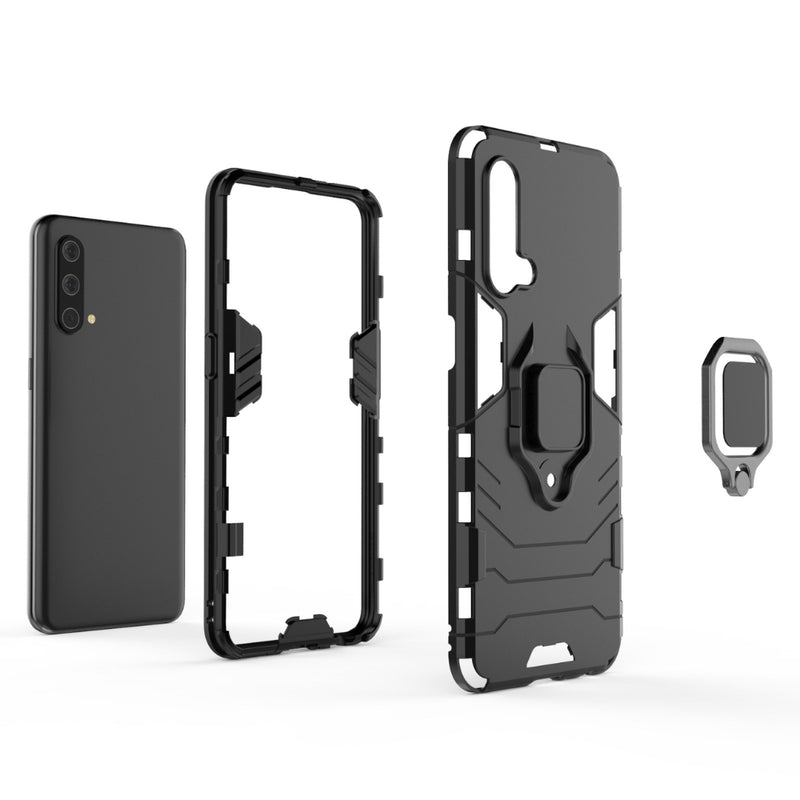 Chargez l&#39;image dans la visionneuse de la galerie, OnePlus Nord CE - Heavy Duty Armor Case With Ring Holder Stand
