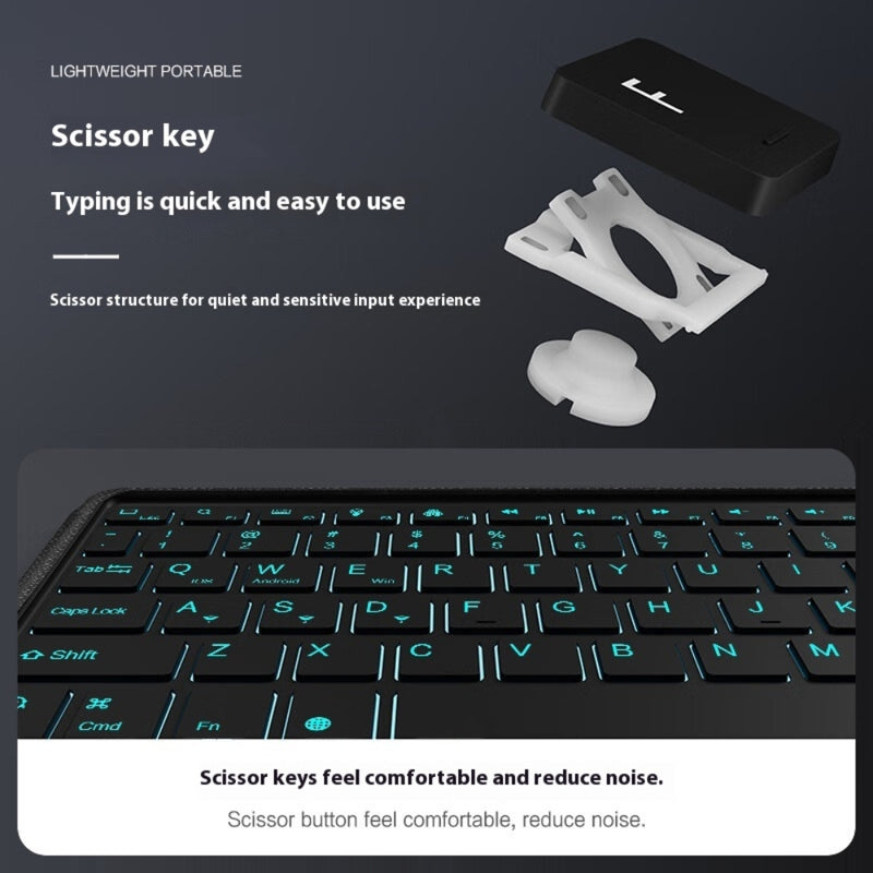 Load image into Gallery viewer, [With backlight] OPPO Pad Neo (OPD2302, OPD2303) - Detachable Smart Colorful Backlit Keyboard Case - Polar Tech Australia
