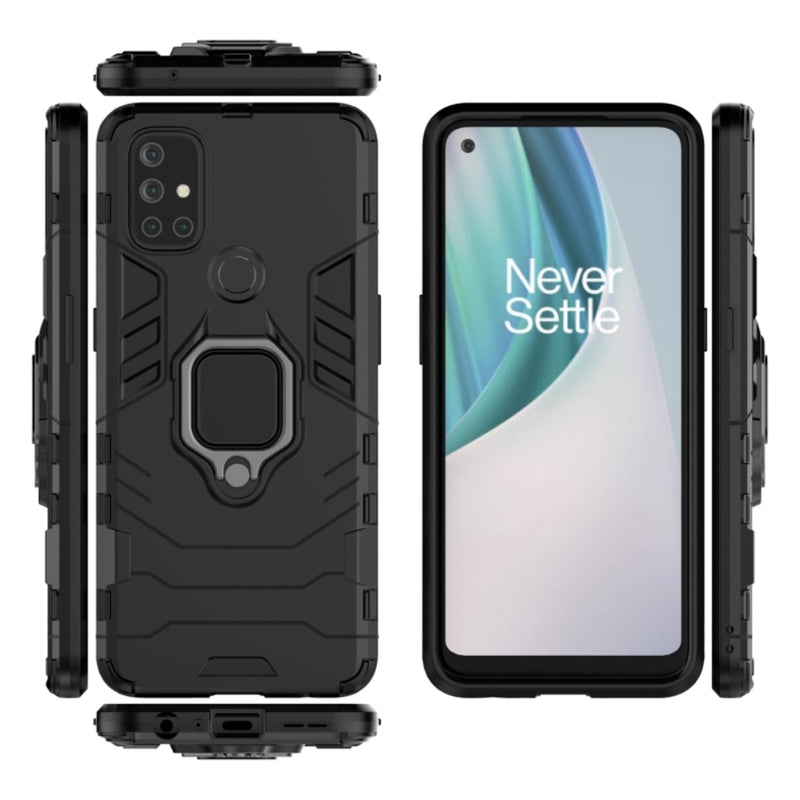 Chargez l&#39;image dans la visionneuse de la galerie, OnePlus Nord N20 - Heavy Duty Armor Case With Ring Holder Stand
