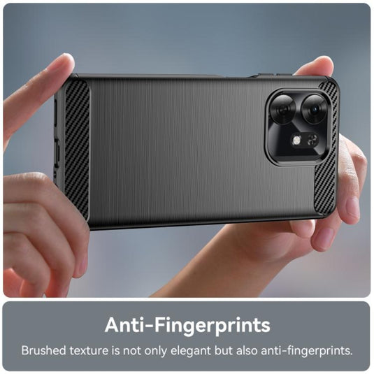 Honor X6d - Carbon Fiber Brushed Texture TPU Phone Case - Polar Tech Australia