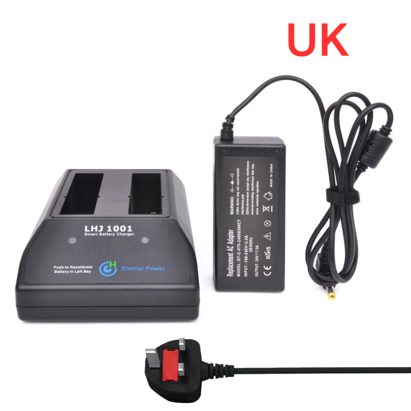 Chargez l'image dans la visionneuse de la galerie, [LHJ 1001]  For Noyes OFL-250 NC2040 NC2040HD NC2040HD31 NC2024NO29 - Replacement Battery Dual Port Charger Adapter
