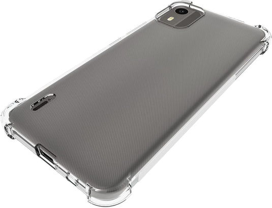 Nokia C12/C12 Pro/C12 Plus - AirPillow Cushion Transparent Soft Clear TPU Four Corners Protective Case - Polar Tech Australia