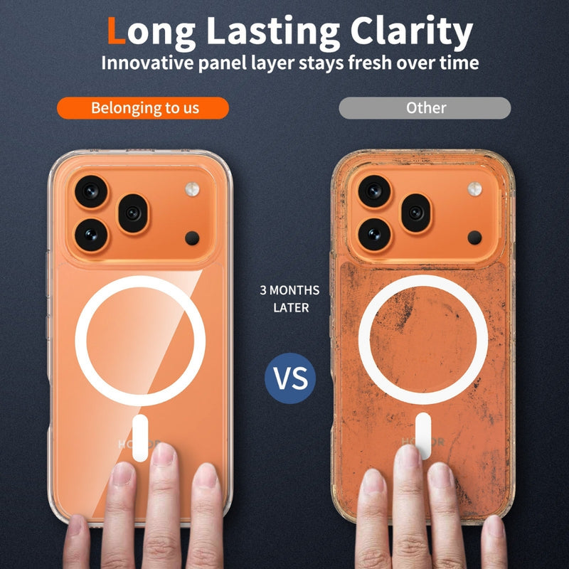 Chargez l'image dans la visionneuse de la galerie, Honor 600 / 600 Pro - MagSafe Clear Acrylic PC Hybrid TPU Phone Case
