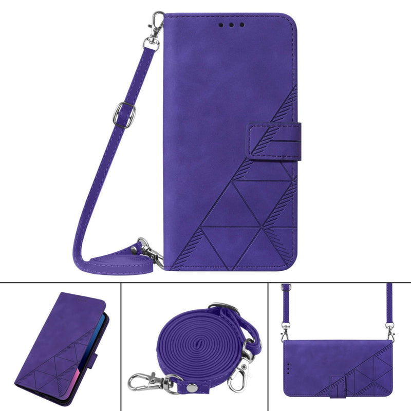 Load image into Gallery viewer, [With Shoulder Strap] [With Card Slot] Motorola G Stylus 2021 4G/5G - PU leather Crossbody Wallet Style Shockproof Phone Case - Polar Tech Australia
