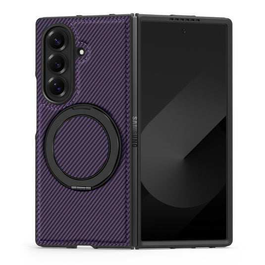 Samsung Galaxy Z Fold8 Ultra 5G - Aramid Fiber Magnetic Phone Case with 360° Rotating Stand