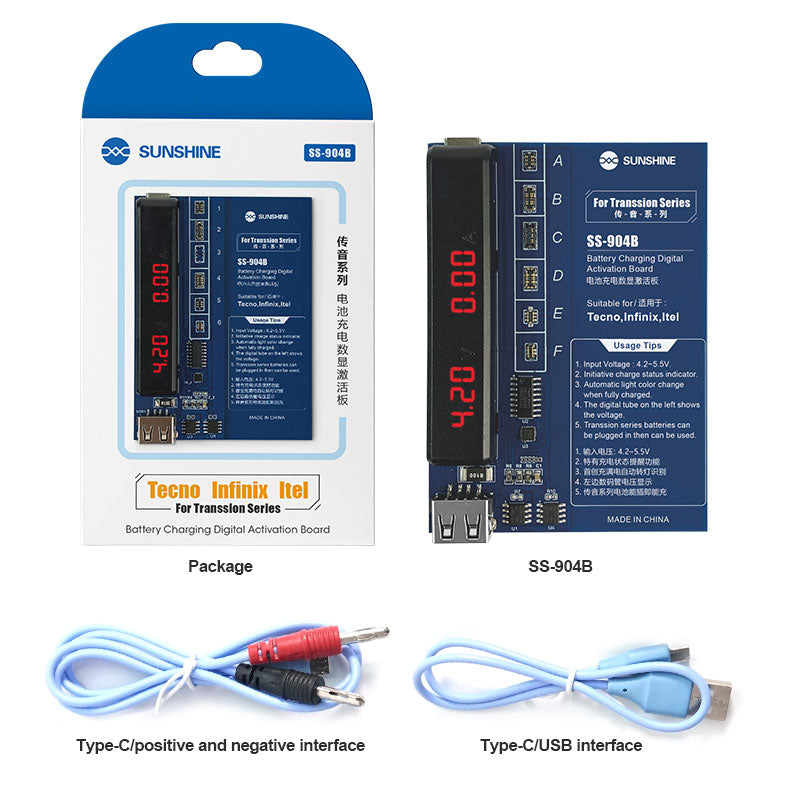 Chargez l&#39;image dans la visionneuse de la galerie, [SS-904B] SUNSHINE Transsion series battery charging digital display activation board - Polar Tech Australia
