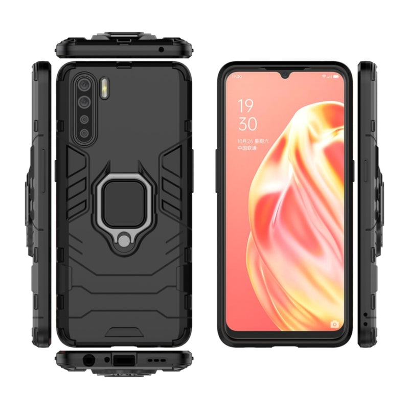 Load image into Gallery viewer, OPPO A91 / Reno3 - Heavy Duty Armor Case With Ring Holder Stand - Polar Tech Australia
